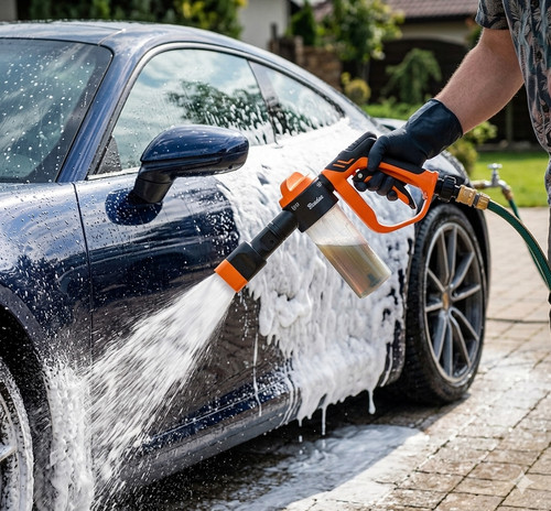 Low pressure car wash - foam, gun