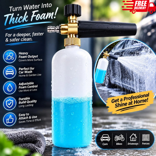Quick release snow foam - 1/4",