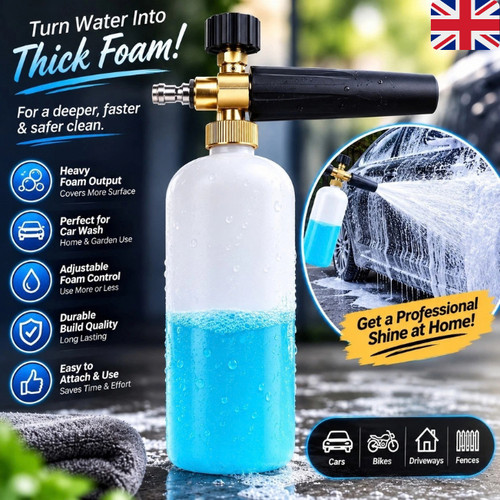 Quick release snow foam - 1/4", snow-foam