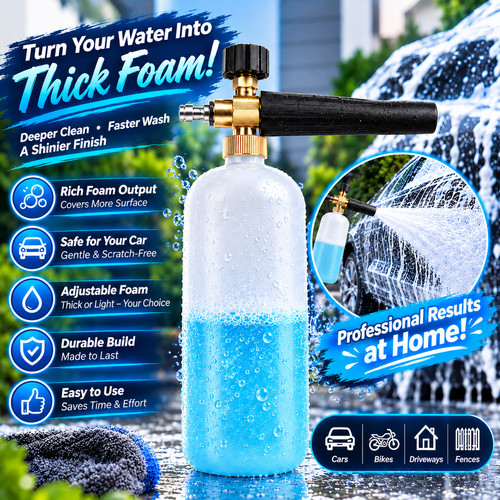 Quick release snow foam - quick, snow-foam