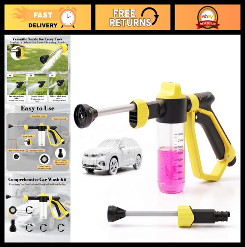 Foam gun for garden hose - hose,